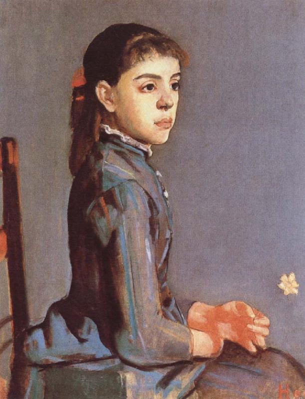 Ferdinand Hodler Portrait of Louise-Delphine Duchosal